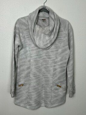 Outfitter Trading Co. | Tunic Sweatshirt Pullover, Grey knit, size M